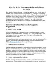 Idee Per Scelta Il Appropriato Pannello Solare Fornitore.pdf