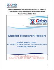 Global Pregnancy Products Market Production, Sales and Consumption Status and Prospects Professional Market Research Report 2018-2023.pdf