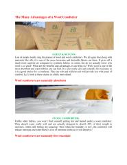 The Many Advantages of a Wool Comforter.pdf