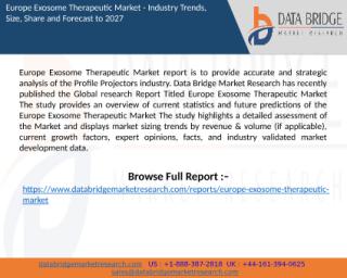 Europe Exosome Therapeutic Market.pptx