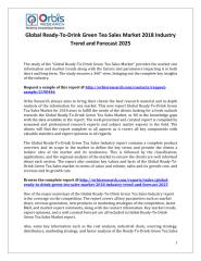 Global Ready-To-Drink Green Tea Sales Market 2018 Industry Trend and Forecast 2025.pdf