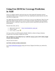 Using Free DEM for Coverage Prediction in.docx