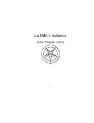 Anton Szandor Lavey - La Biblia Satanica.pdf