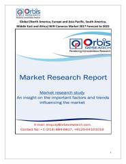 Global (North America, Europe and Asia-Pacific, South America, Middle East and Africa) WiFi Cameras Market 2017 Forecast to 2022.pdf