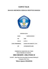 BAHASA INDONESIA SEBAGAI IDENTITAS BANGSA.docx
